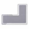L-Shaped Diatomaceous Earth Bathroom Mat for Shower Entry – Absorbent