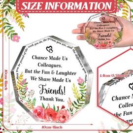 Thank You Gift for Women Inspirational Gift Office Coworker Gifts Graduation Gift for Friends Classmates Colleague Leaving Job Farewell Gift Teacher Appreciation Keepsake(Friend)