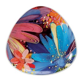 Enesco Izzy and Oliver EttaVee Jessi's Garden Floral Jewelry Holder Trinket Tray, 0.75 Inch, Multicolor