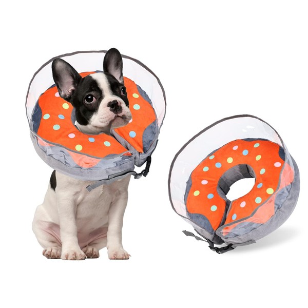 Crazy Felix Inflatable Dog Cone for Medium, Large, Small Dogs,