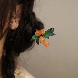 Chinese Hanfu Flowers Hair Stick Hair Chopstick, Qipao Cheongsam Hair Accessories, Cute Handmade Wooden Hairpin for Women Girls (Blessing Bag)