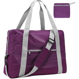 Cambond Personal Item Travel Bag - 30L Spirit Airlines Personal Item Bag 18x14x8 for 1-3 Day Short Trip, Lightweight Compact Underseat Foldable Travel Duffel Bags Carry on Bags with Shoulder Strap