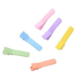Colored hair clip, square hair claw clip, simple hair clip, side hair clip, accent hair clip / 컬러 헤어클립 사각 헤어집게핀 심플 머리핀 옆머리핀 포인트 헤어핀