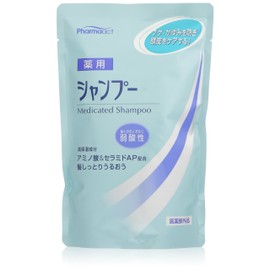 熊野油脂 ファーマアクト 弱酸性 薬用シャンプー つめかえ用 400ml [医薬部外品]