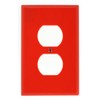 Leviton 1-Gang, 1-Duplex, Midway Nylon Wallplate, Midway Size, 1 Pack,