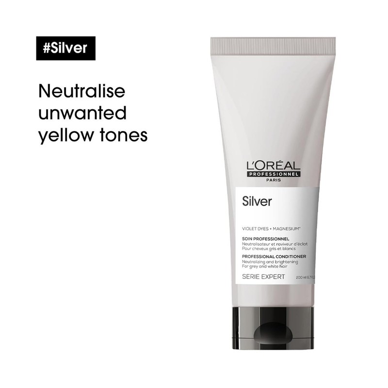 L'Oréal Serie Expert SE21 Silver Conditioner, 7.1 oz (200 g)