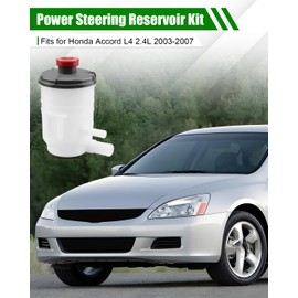 Hulyxayfave Power Steering Reservoir Kit Fits for Honda Accord L4 2.4L 2003 2004 2005 2006 2007 Replace 53701-SDA-A01, with Suction Line Hose & Return Line Hose and Tank