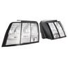 HECASA Pair Tail Lights Compatible with 1999-2004 Ford Mustang Rear