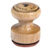 Wood Mounted Rubber Stamp featuring the phrase Handmade with Love,