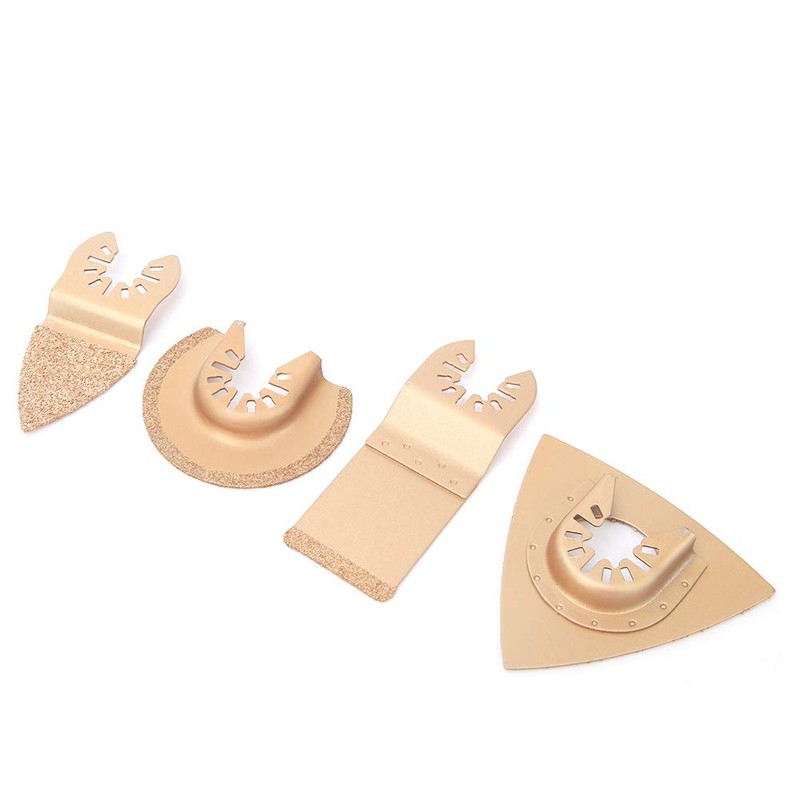 Multifunctional Tool Blades 4 Pieces Carbide Oscillation Saw Blade Accessories