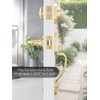 EHOMEWARE 1 Pack Gold Entry Door Handles, Front Door Knobs