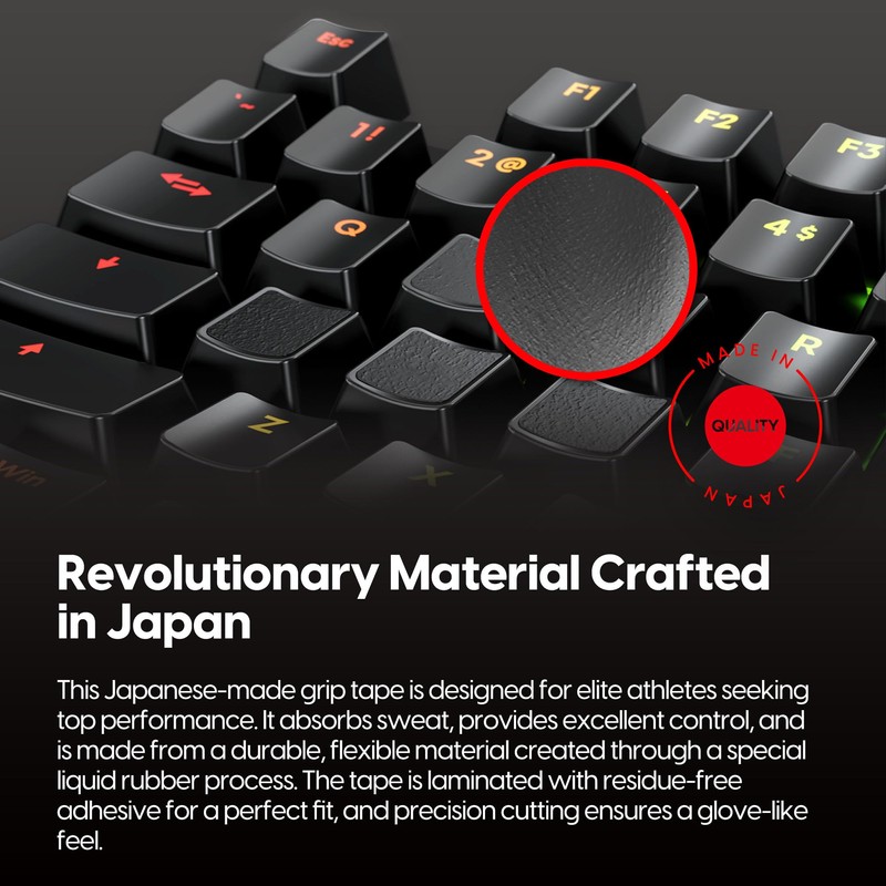 Pulsar Gaming Gears Supergrip Pre-cut Universal Keybord Anti-Slip Anti-Slip Gaming