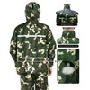 iCreek Rain Suit Waterproof Jacket and Trouser Suit Raincoat for