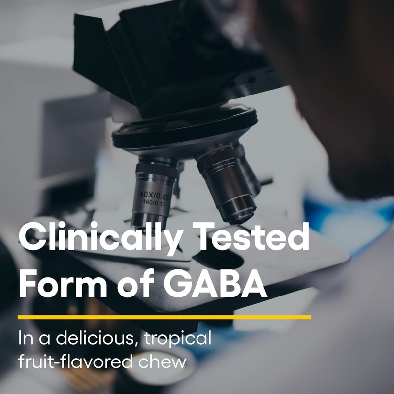 Natural Factors Natural Factors Stress-Relax Chewable Gaba 100 milligrams, Tropical