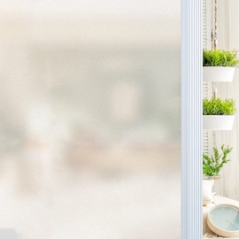 Qualsen Window Glass Blindfold Film, Window Blindfold Sheet, Glass Film, Sticking on Water, Removable, Insulated, Heat Insulating, Condensation, UV Protection Window Film, Glass, Window Film,