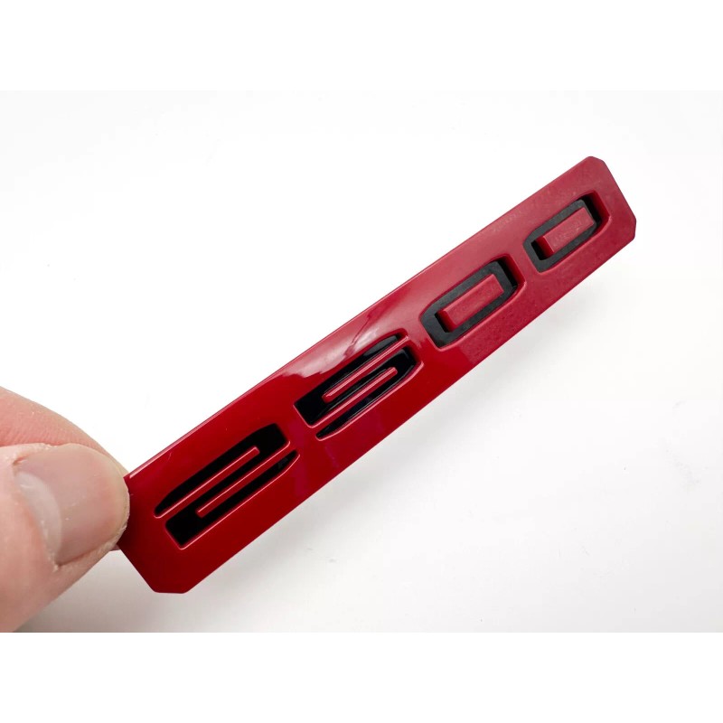 Auto Gloss Black Red Front Bumper Fascia Fender 2500 Emblems