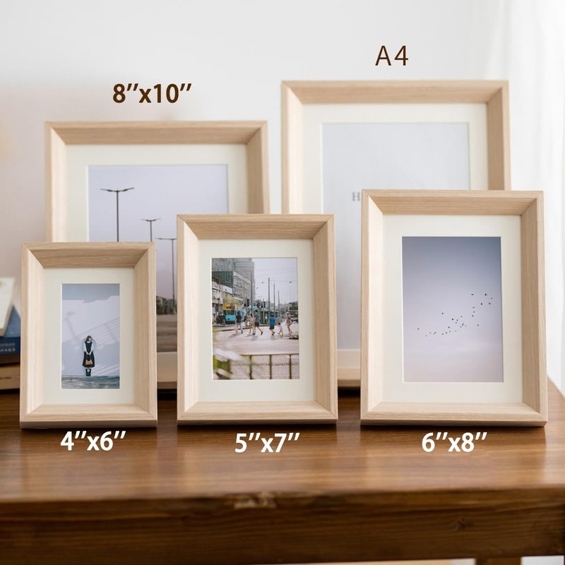 2 Pack Photo Frames 4 x 6 Picture Frame with