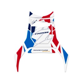 Resin Tank Pad 3D Compatible with Honda Africa Twin CRF 1100 L Adventure Sports 2024 On GP-1012 (Glare White (Tricolor))