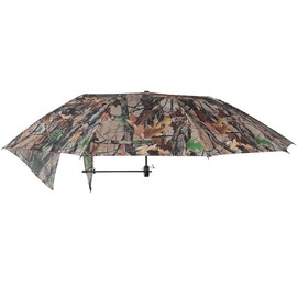 Kalkal Tree Stand Umbrella, 58" Wide Camo Hunting Umbrella for Tree Stand, Weather-Resistant Treestand Roof Quick Set, Portable Hunting Accessories