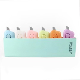 6 Pack Box Cutters Retractable - Cloud Mini Package Opener Cutter Office