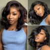 UNICE 12 inch Light Yaki Loose Body Wave Bob Wig