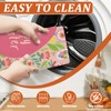 Eggs Plants Dish Drying Mat for Kitchen Counter Microfiber Absorbent