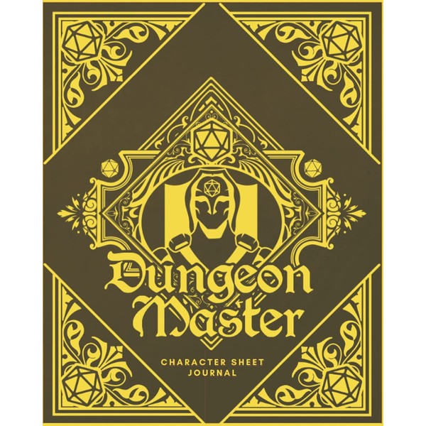 Dungeon Master Character Sheet Journal: DnD Notebook With 50 Character