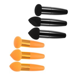 Gatuida 2 Set Makeup Pens with Handle Versatile Wet Dry Applicator for Foundation Powder Compact Beauty Tool for Travel Convenient Blending Sponge Set for Women