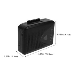 Vaguelly Portable Cassette Tape Player Am Stereo Recorder with External Speaker for English Learning and Vintage Music Experience Easy to Use for All Ages