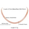 FindChic Women's Choker Snake Chain Necklace 32 cm 38 cm