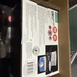 NuvoMed UV Sterilizer Box, Eliminates Up To 99% Of Germs & Bacteria NEW SEALED