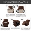Genina Recliner Sofa Covers - Stretch Reclining Couch Covers with
