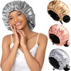 MYAIOL Gorro de Seda para Dormir 3 Piezas, Gorro Dormir