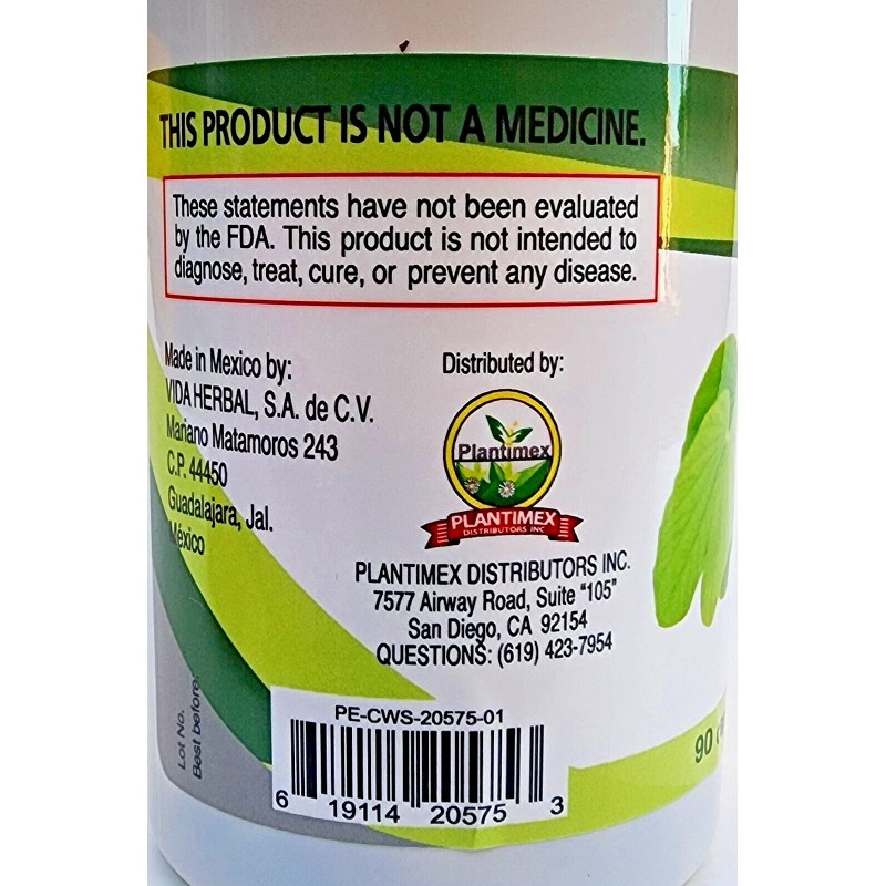 Healthy Labs 2 Packs Bauhinia Forficata PATA DE VACA 180