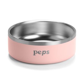 Peps Pet Food Bowl Non-Slip - Dishwasher Compatible Blush