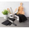 DII Cotton Terry Windowpane Dish Towels, 16 x 26 Set