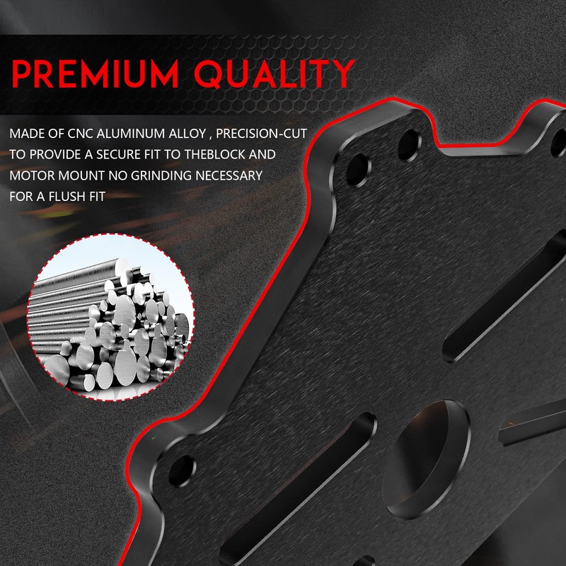 ZIBOPAR Engine Safe Stand Adapter Plate Compatible with Chevy LS1