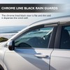 MNGYNUKA Window Visor 6 Piece Set for Toyota Highlander 2014
