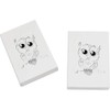 2 x 45mm 'Cute Owl' Erasers/Rubbers (ER00010654)