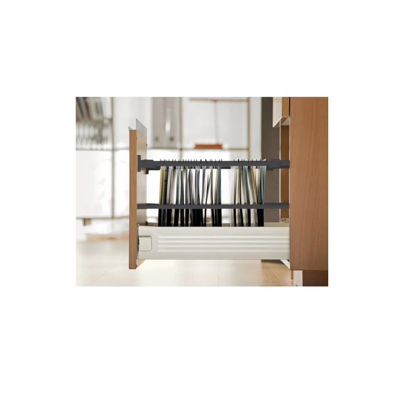Blum BZRM5500G TANDEMBOX METAFILE Hanging File Organization System - Grey