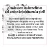Laferv Aceite Jojoba Dorado 100% Orgánico Prensado En Frio 500
