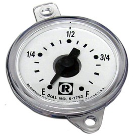 Moeller Marine Mechanical Direct Sight Fuel Tank Read Capsule,White,One,035759-10