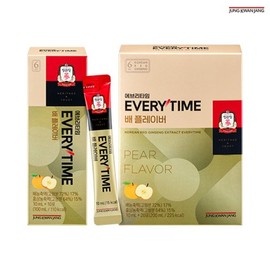 Dongguangjang 정관장 에브리타임 배 플레이버 10mlx20포x2박스 Korean Ginseng Every Time Pear Flavor 10mlx20 Pouches x 2 Boxes