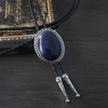 QUKE Stone Bolo Tie Native Western Cowboy Genunie - Corbata