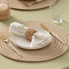 Round Placemats, Jute Placemat, Natural Handmade, 38 x 38 cm,
