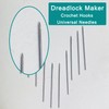 6 Pieces Crochet Hooks Universal Needles for Dreadlock Maker Desktop