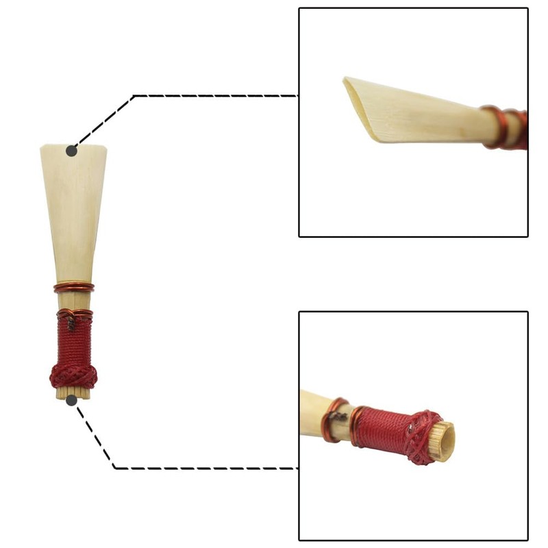 Artist Bassoon Reed with Plastic Case, Medium Soft, Handcrafted for