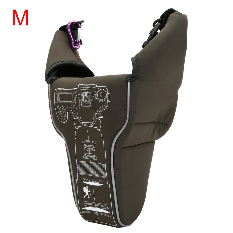 Outdoor Nylon Waterproof Anticollision Bag for SLR Telephoto Lens Mirrorless