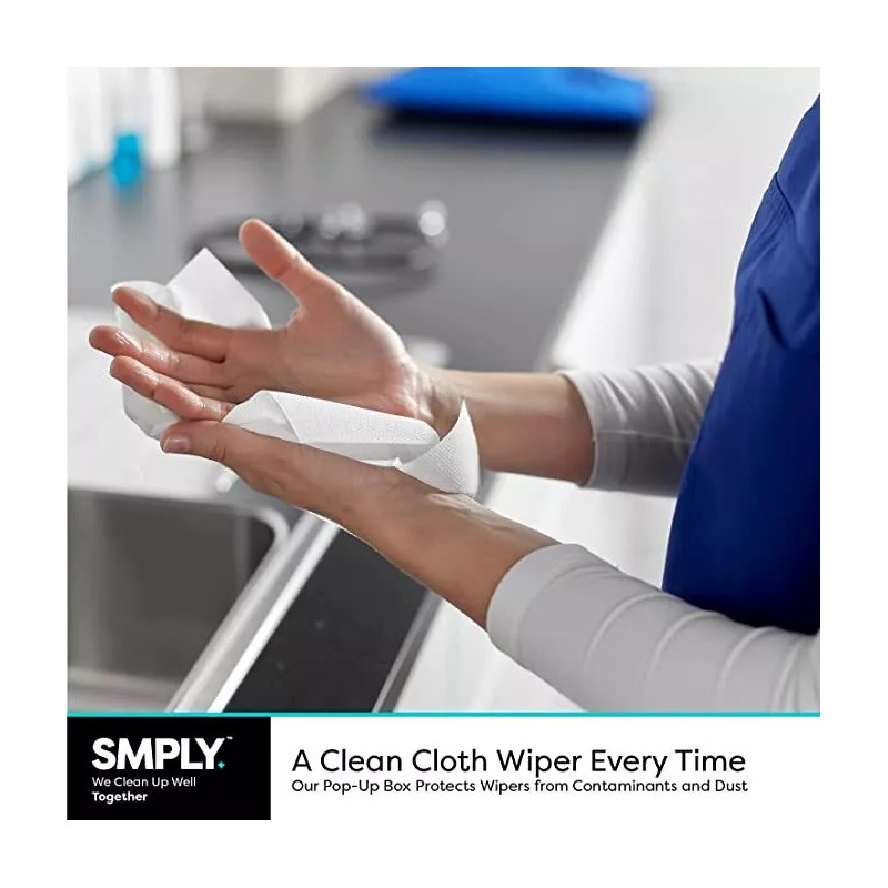 SMPLY. S500 Dri-Wipe Durable and Reusable Wipers towels 176 count