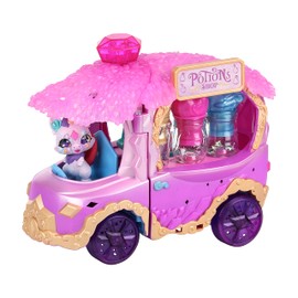 Magic Mixies Magic Potions Truck Playset. Transforms Into A Potion Shop. Create 3 Spells and Potion Surprises for Your Mixlings. Includes 1 Exclusive Mixling